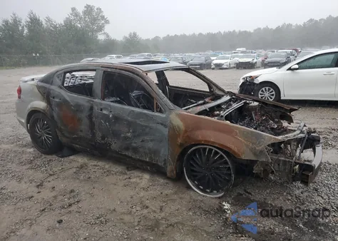 2012 Dodge Avenger Sxt из США, поврежденный, VIN 1C3CDZCB8CN266381